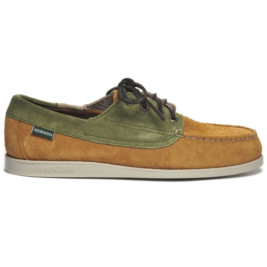 Askook Jib-tan & Vert & Beige Sebago Belgique