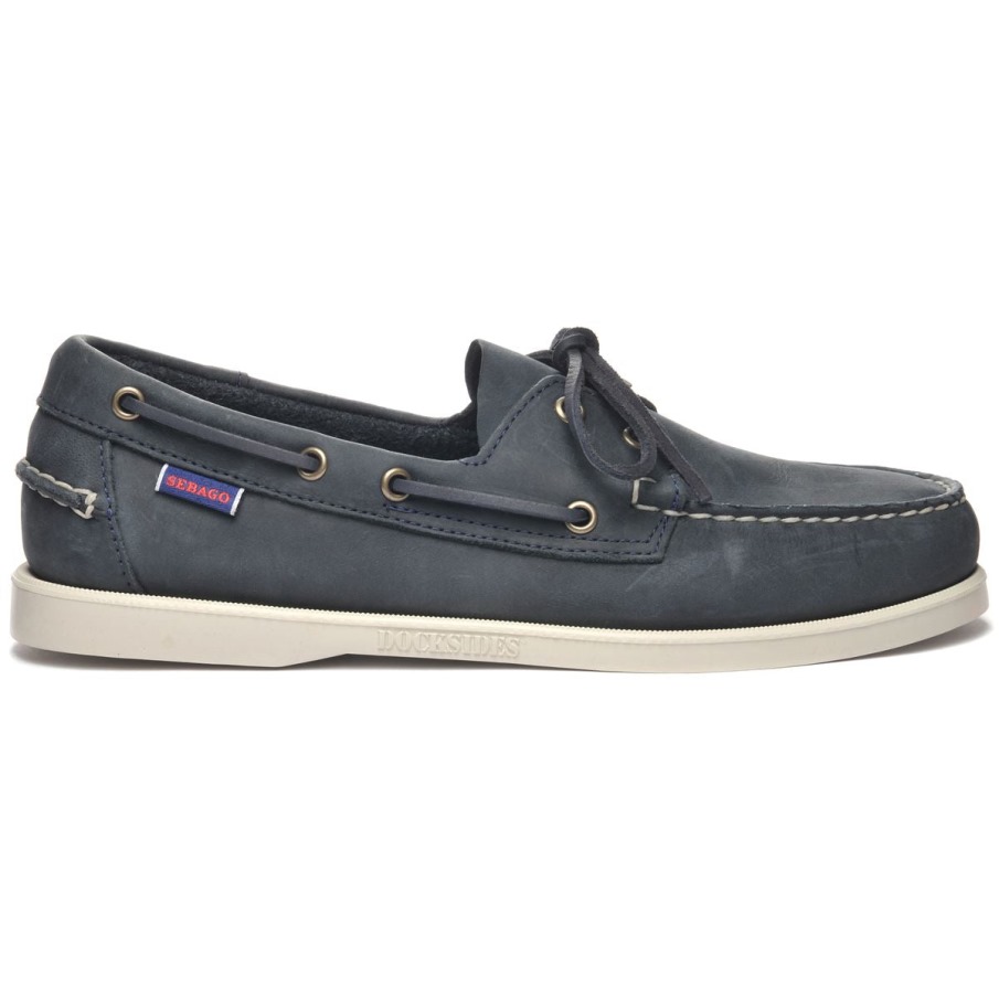 Docksides Portland Crazy H-bleu Marine Sebago Belgique