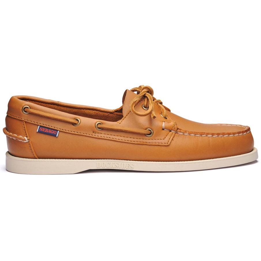Docksides Portland-tan Sebago Belgique