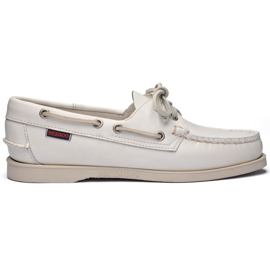 Docksides Portland Femme-blanc Sebago Belgique