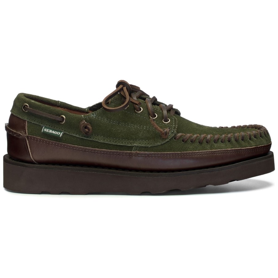 Canoë Keuka Lea Moc-marron Foncé & Vert Forêt Sebago Belgique