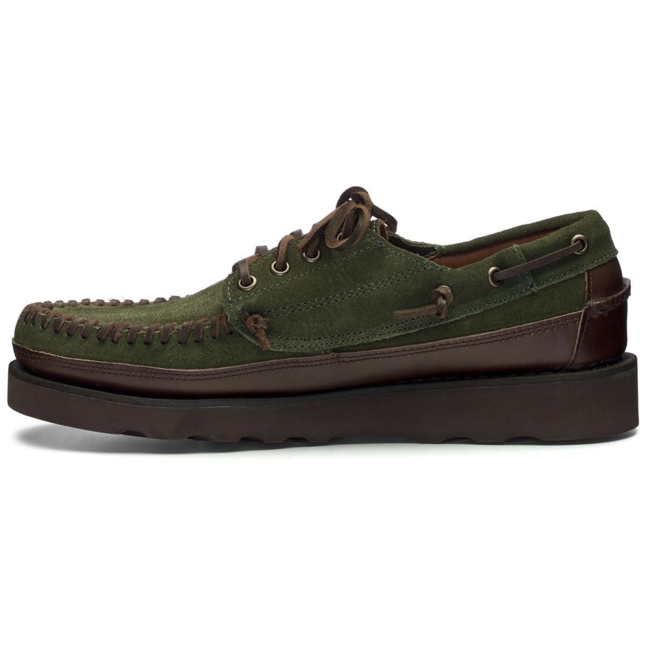 Canoë Keuka Lea Moc-marron Foncé & Vert Forêt Sebago Belgique