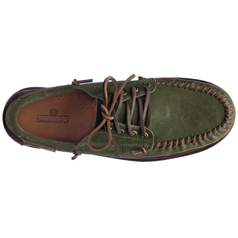 Canoë Keuka Lea Moc-marron Foncé & Vert Forêt Sebago Belgique