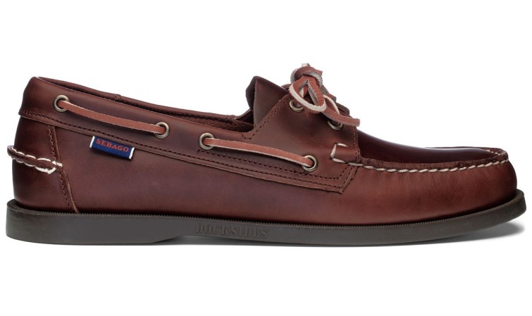 Chaussure Bateau Cuir Portland Dockside Brown Gum Sebago Belgique