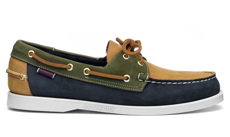 Portland Spinnaker Nbk Bleu-beige Camel-vert Musc Sebago Belgique