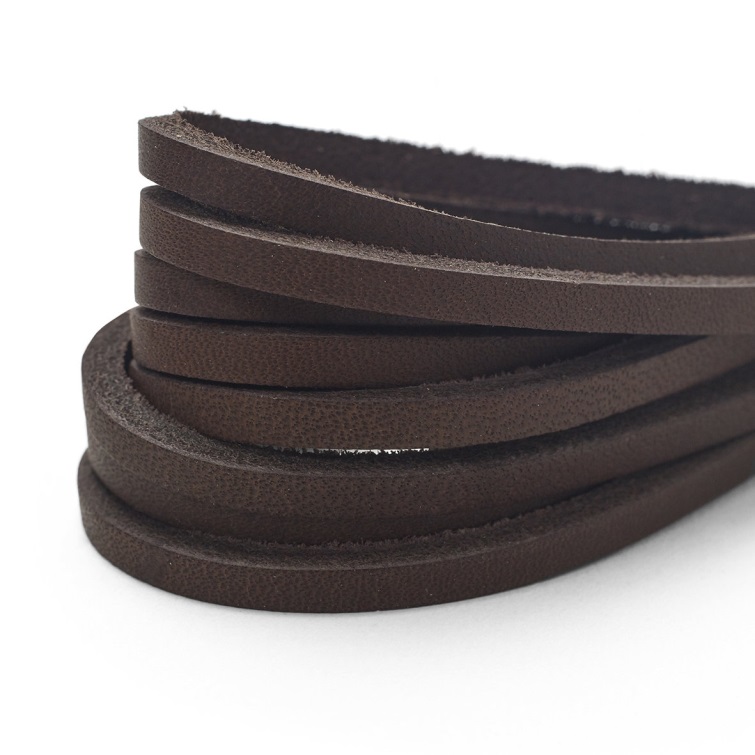 Lacets Cuir Brut Marron Dk Marron Sebago Belgique