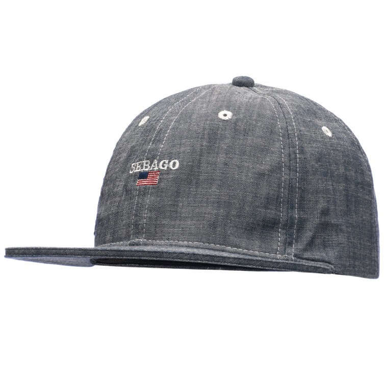 Casquette Marin Chambray Sebago Belgique Bleu Indigo