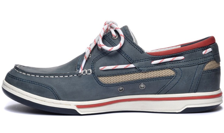 Chaussure Bateau Cuir Triton Bleu Marine Sebago Belgique