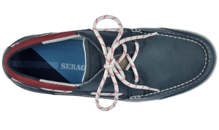 Chaussure Bateau Cuir Triton Bleu Marine Sebago Belgique
