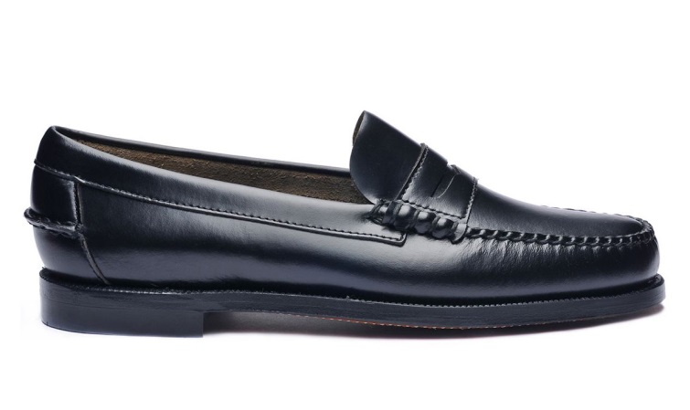 Mocassins Cuir Classic Dan Femme Sebago Belgique Noir