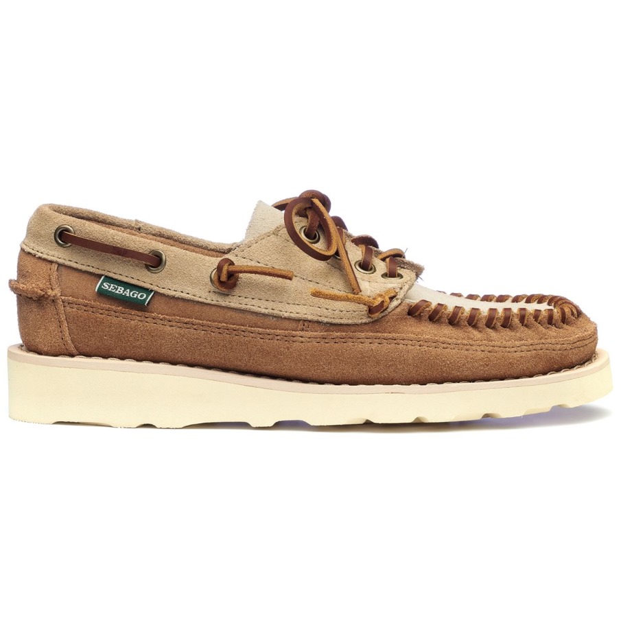 Sebago Belgique Cayuga Femme-camel & Papyrus & Cognac