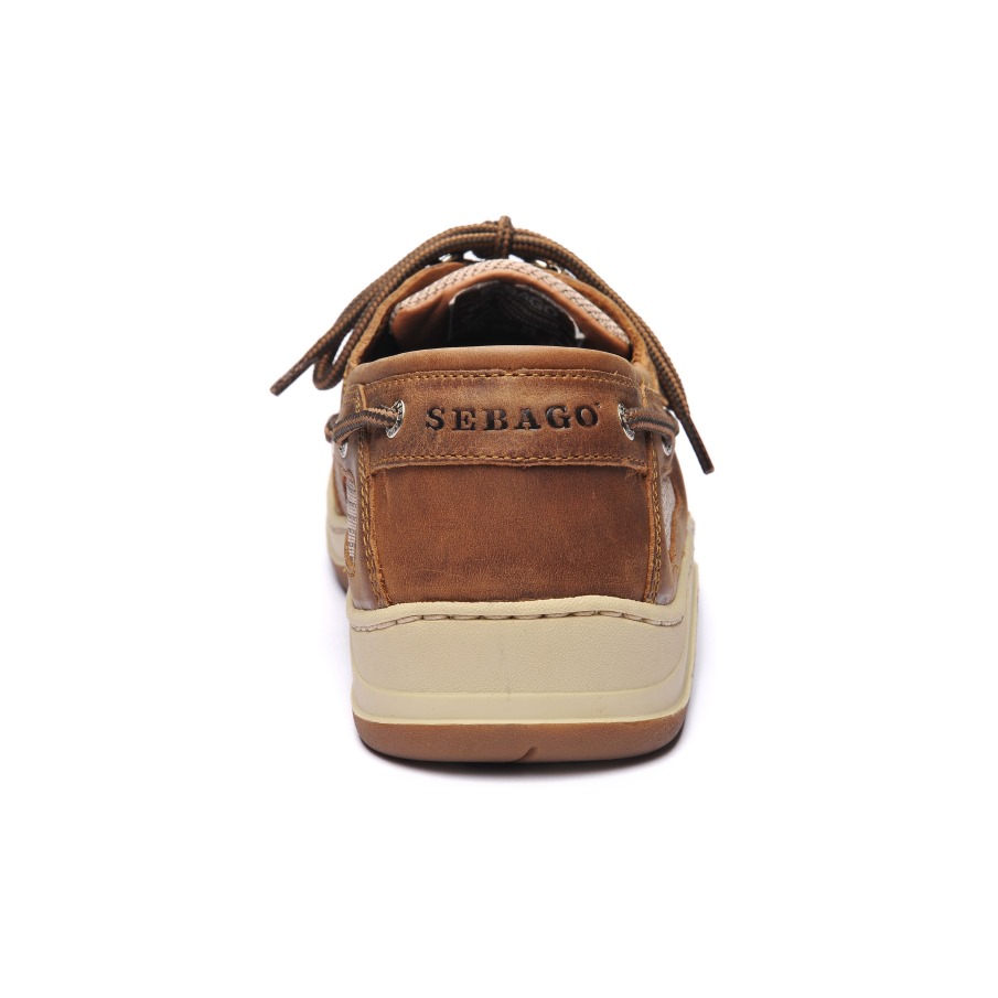 Sebago Belgique Clou De Girofle Ii Fgl Waxed-brown Cinnamon