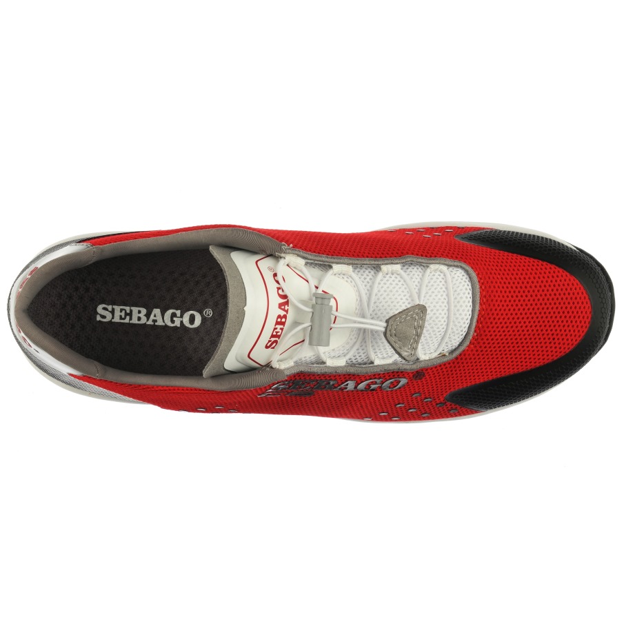 Sebago Belgique Cyphon Jia Ren-rouge Foncé & Noir