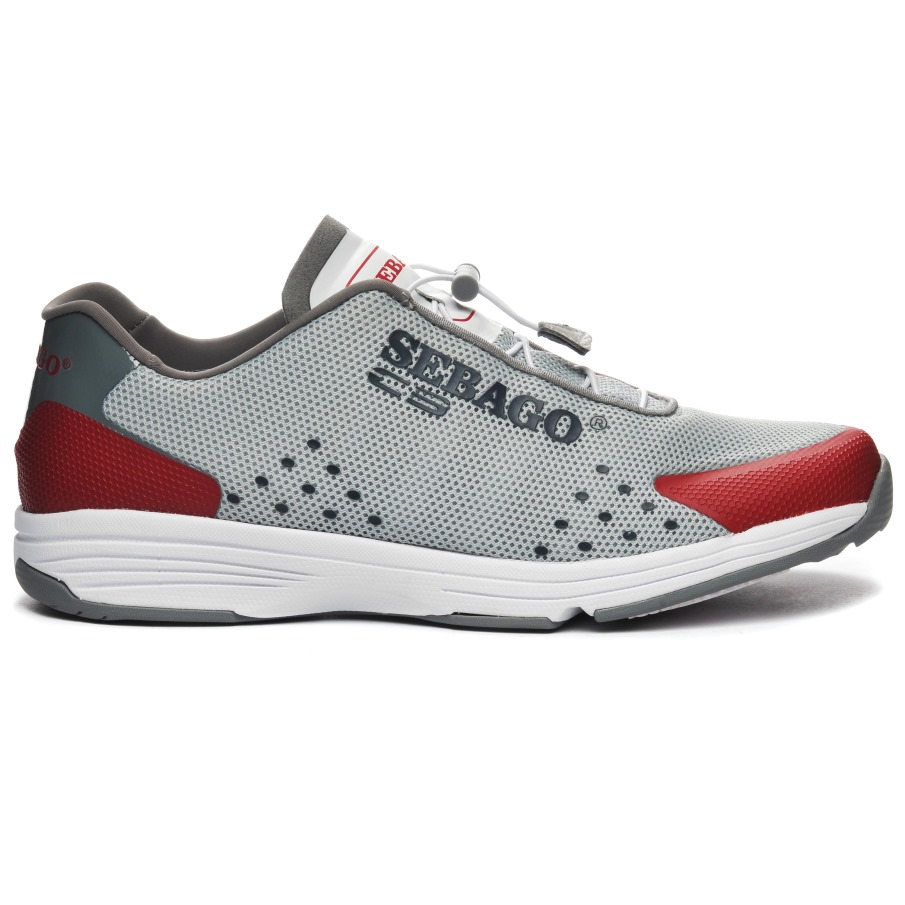Sebago Belgique Cyphon Jia Ren-gris Clair & Rouge