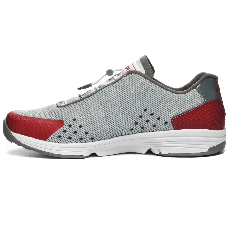 Sebago Belgique Cyphon Jia Ren-gris Clair & Rouge