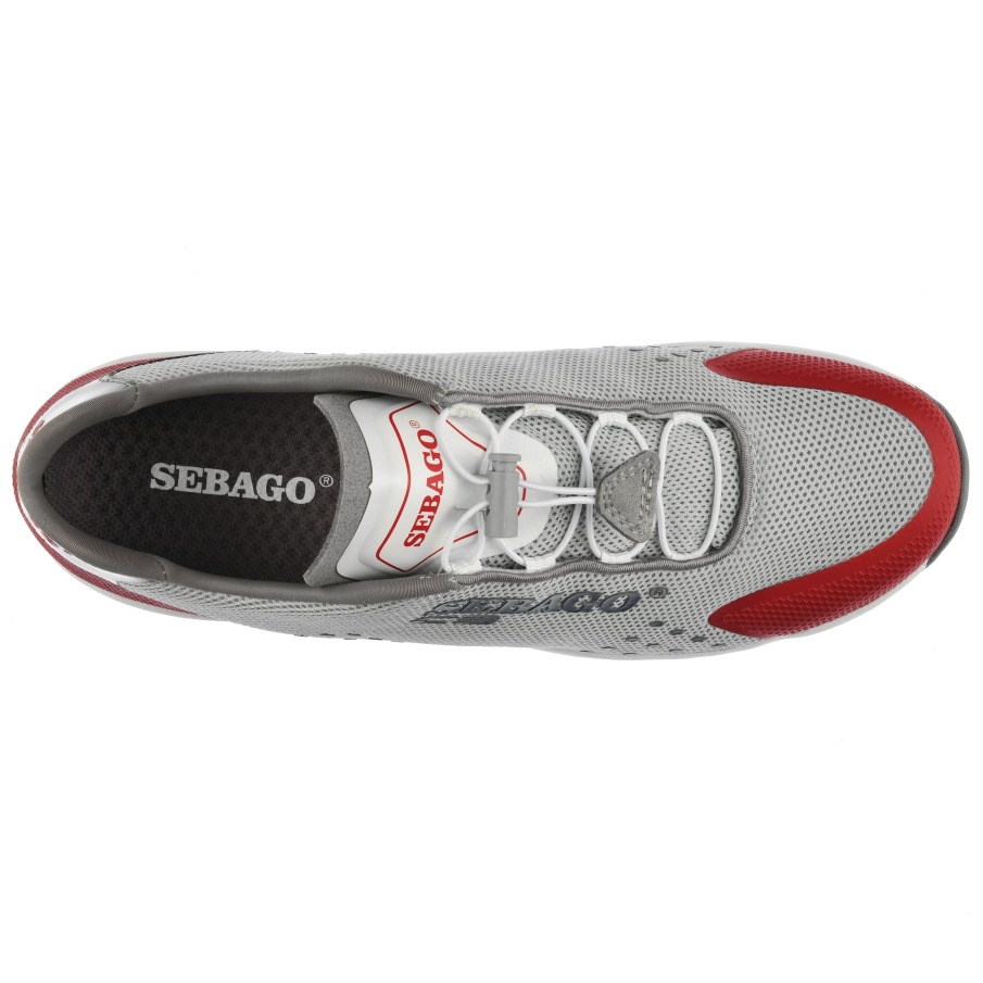Sebago Belgique Cyphon Jia Ren-gris Clair & Rouge
