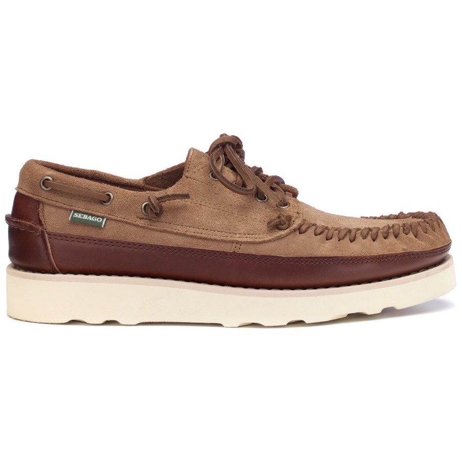 Sebago Belgique Keuka Lea Canoe Moc-cognac & Marron