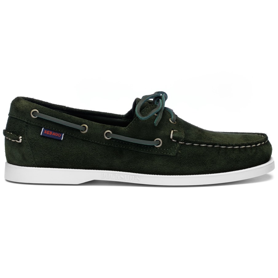 Sebago Belgique Portland Roughout-brunswick Green