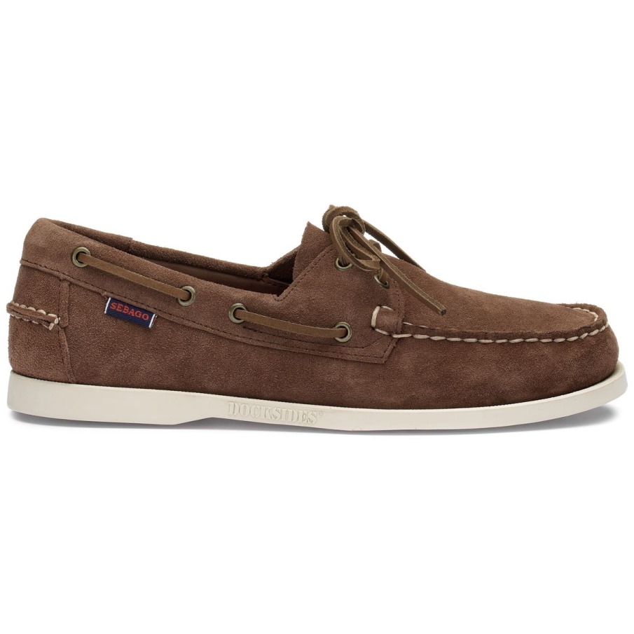 Sebago Belgique Portland Roughout-brun Foncé