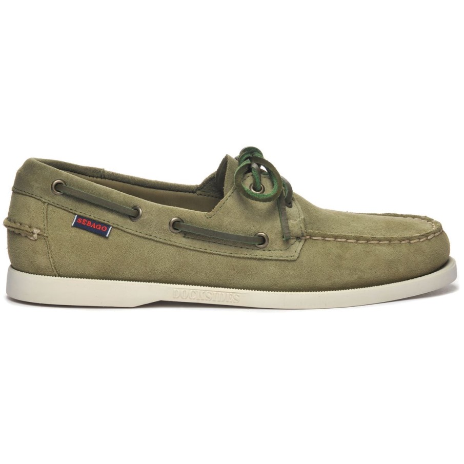 Sebago Belgique Portland Roughout-forest Green