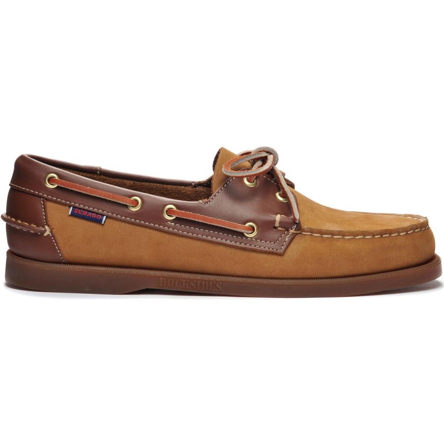 Sebago Belgium Portland Spinnaker NBC FGL-Tan & Dark Brown