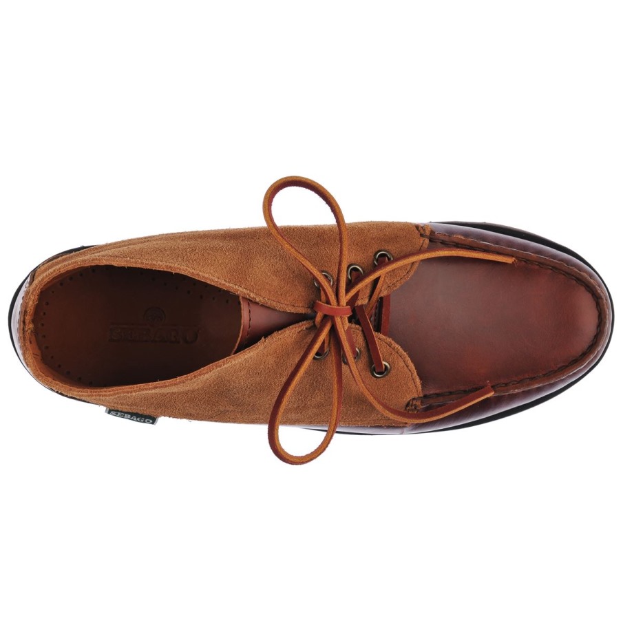 Tatanka Eva Suède Waxy Marron & Cognac Sebago Belgique